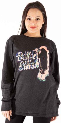 Billie Eilish Unisex Long Sleeve T-Shirt - Neon Silhouette