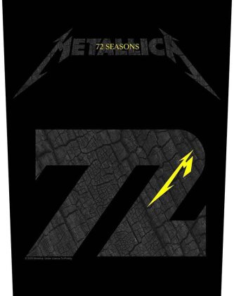 Metallica Back Patch - Charred M72