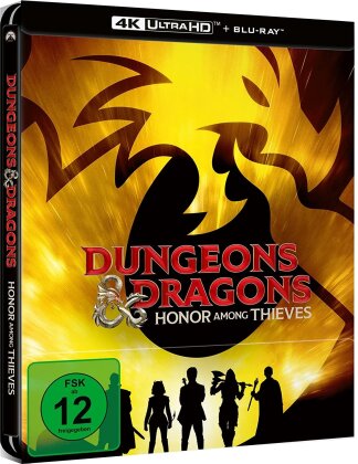 Dungeons & Dragons - Ehre unter Dieben (2023) (Édition Limitée, Steelbook, 4K Ultra HD + Blu-ray)