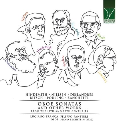 Paul Hindemith (1895-1963), Carl August Nielsen (1865-1931), Deslandres, Marcel Bitsch (1921-2011), … - Oboe Sonatas And Other Works From The 20th Centuries