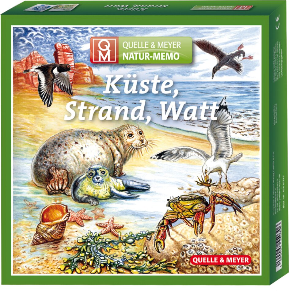 Natur-Memo "Küste, Strand - Watt"