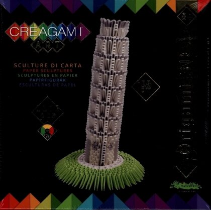 CREAGAMI - Origami 3D Schiefe Turm von Pisa 1173 Teile