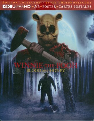 Winnie-the-Pooh - Blood and Honey (2023) (+ Poster, + Postcards, Collector's Edition Limitata, Steelbook, 4K Ultra HD + Blu-ray)