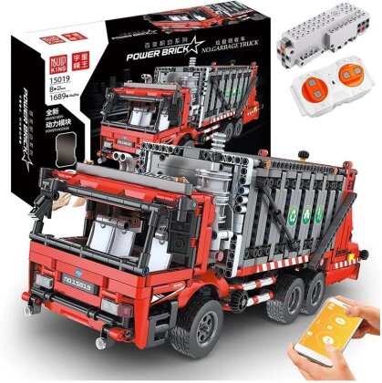 Mould King - Mould King 15019 - Garbage Truck (RC) (1689 pieces)