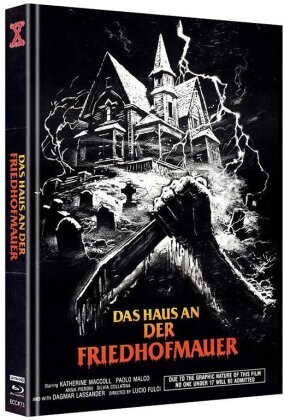Das Haus an der Friedhofmauer (1981) (Cover E, Edizione Limitata, Mediabook, Uncut, 4K Ultra HD + Blu-ray)