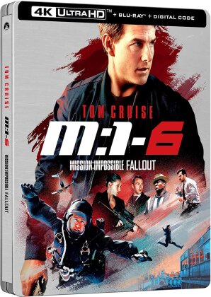 M:I-6 - Mission: Impossible 6 - Fallout (2018) (Limited Edition, Steelbook, 4K Ultra HD + Blu-ray)