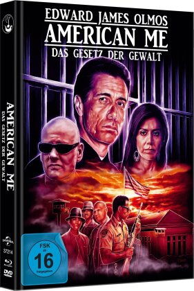 American Me - Das Gesetz der Gewalt (1992) (Cinema Version, Limited Edition, Mediabook, Uncut, Blu-ray + DVD)