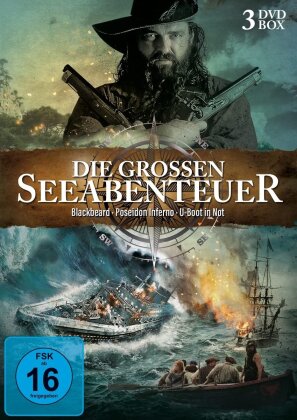 Die grossen Seeabenteuer - Blackbeard / Poseidon Inferno / U-Boot in Not (3 DVD)