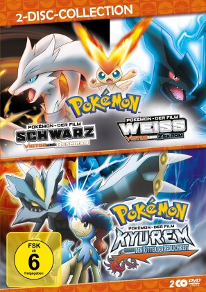Pokémon - Schwarz: Victini und Reshiram / Weiss: Victini und Zekrom / Kyurem gegen den Ritter der Redlichkeit (2 DVDs)