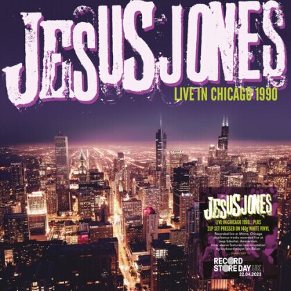 Jesus Jones - Live In Chicago 1990 (RSD 2023, 140 Gramm, Demon/Edsel, Limited Edition, White Vinyl, LP)