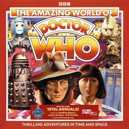 The Amazing World Of Doctor Who - OST (Demon/Edsel, RSD 2023, Limited Edition, Orange/Red Vinyl, 2 LPs)