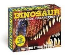 Dinosaurs - 550-Piece Jigsaw Puzzle and Book