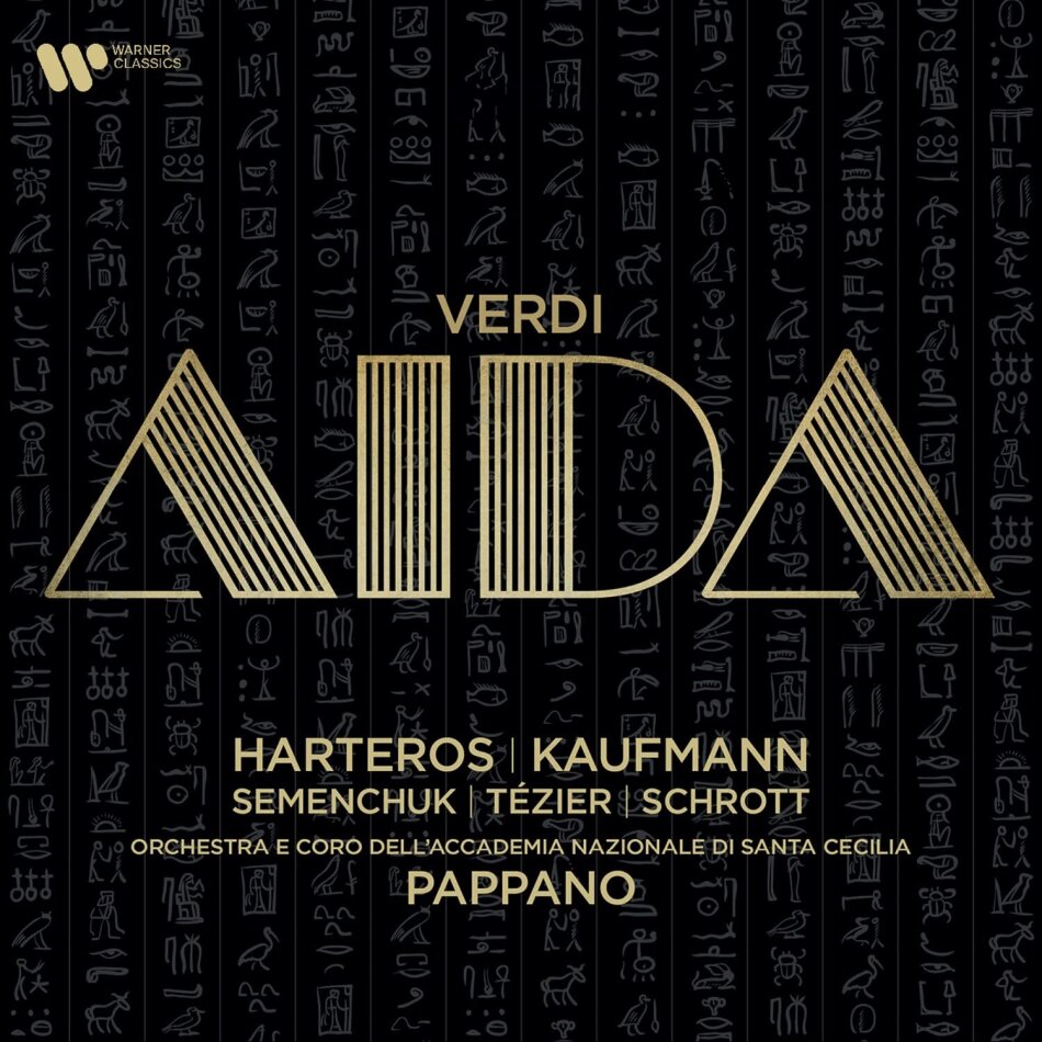 Giuseppe Verdi (1813-1901), Sir Antonio Pappano, Anja Harteros, Jonas Kaufmann & Orchestra dell'Accademia Nazionale di Santa Cecilia - Aida (2 CD)