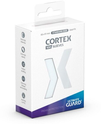 Protèges Cartes 100 pièces - Cortex - Standard - Transparent