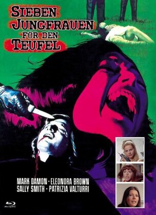 Sieben Jungfrauen für den Teufel (1968) (Cover C, Eurocult Collection, Édition Limitée, Mediabook, Blu-ray + DVD)