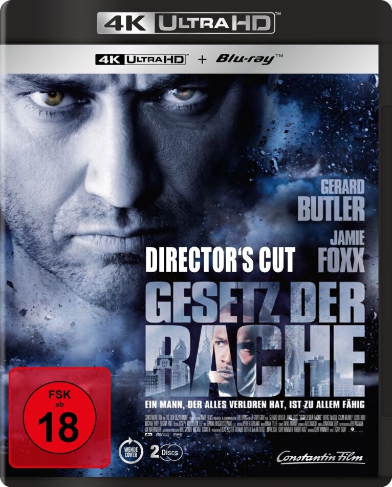 Gesetz der Rache (2009) (Director's Cut, Neuauflage, 4K Ultra HD + Blu-ray)