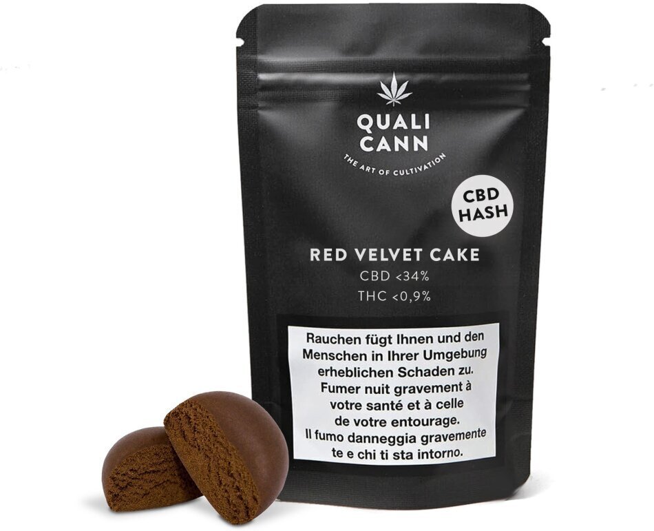 Qualicann Red Velvet Cake (5.5g) - (CBD: <34%, THC: <0.9%)