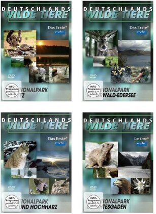 Deutschlands wilde Tiere - 4er Package (4 DVDs)