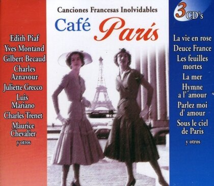 Café Paris - Canciones Francesas Inolvidables (3 CD)