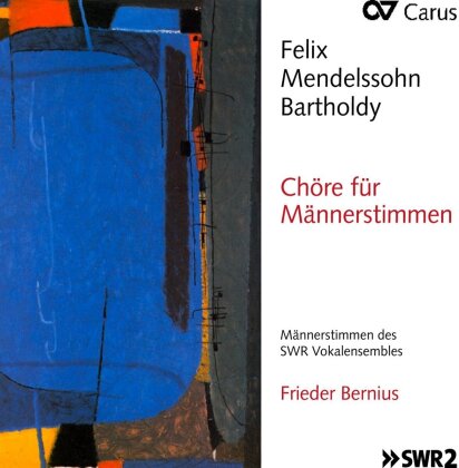 Felix Mendelssohn-Bartholdy (1809-1847), Frieder Bernius & Männerstimmen des SWR Vokalensembles - Maennerchöre (2 CDs)