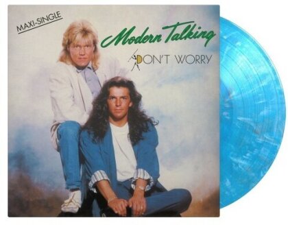 Modern Talking - Don't Worry (2023 Reissue, Music On Vinyl, Limited to 1000 Copies, Blue/White/Black Marbled Vinyl, 12" Maxi)