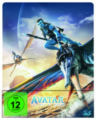 Avatar: The Way of Water - Avatar 2 (2022) (Edizione Limitata, Steelbook, 2 Blu-ray 3D + 2 Blu-ray)