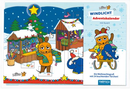 Trötsch Die Maus Windlicht Adventskalender
