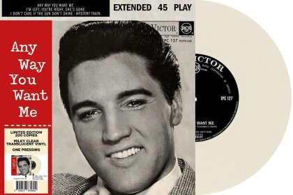 Elvis Presley - Any Way You Want Me (South Africa) (Milky Clear Translucent Vinyl, 7" Single)