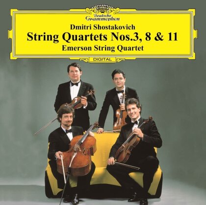 Emerson String Quartet & Dimitri Schostakowitsch (1906-1975) - String Quartets 3, 8 & 11 (2023 Reissue, Japan Edition)