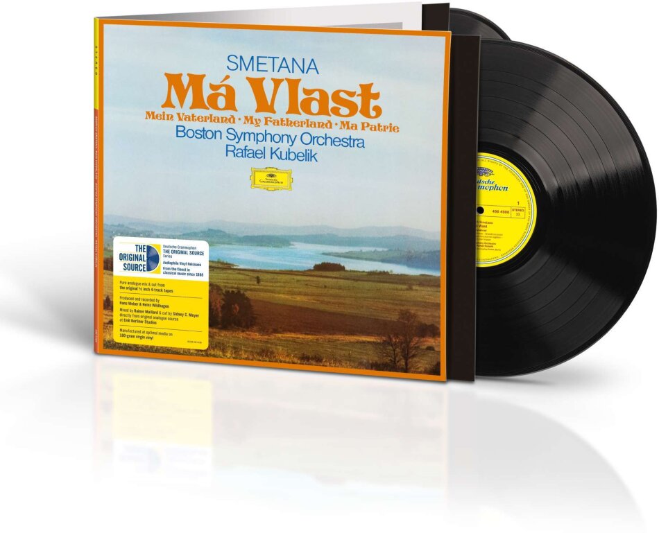 Friedrich Smetana (1824-1884), Rafael Kubelik & Boston Symphony Orchestra - Ma Vlast - Mein Vaterland (2023 Reissue, Deutsche Grammophon, 2 LPs)