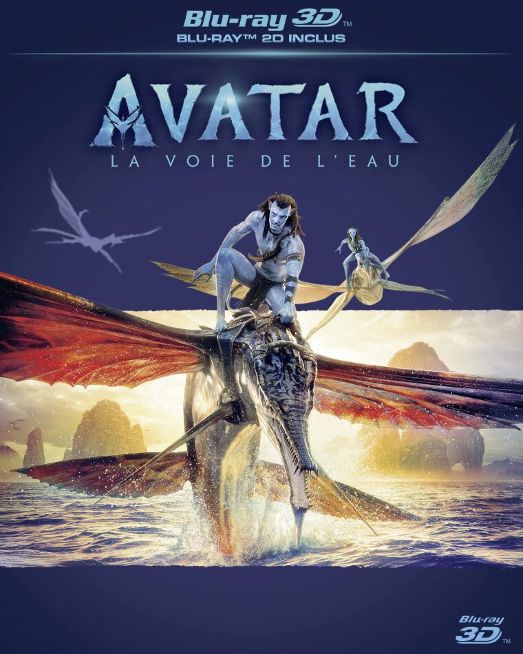 Avatar: La voie de l'eau - Avatar 2 (2022) (2 Blu-ray 3D + 2 Blu-rays)