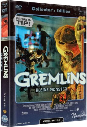 Gremlins - Kleine Monster (1984) (Cover C, Collector's Edition, Edizione Limitata, Mediabook, Uncut, Blu-ray + DVD)