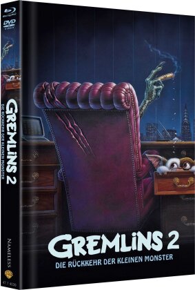 Gremlins 2 - Die Rückkehr der kleinen Monster (1990) (Cover A, Edizione Limitata, Mediabook, Uncut, Blu-ray + DVD)
