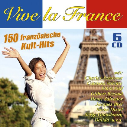 Vive La France - 150 französische Kult-Hits (6 CDs)