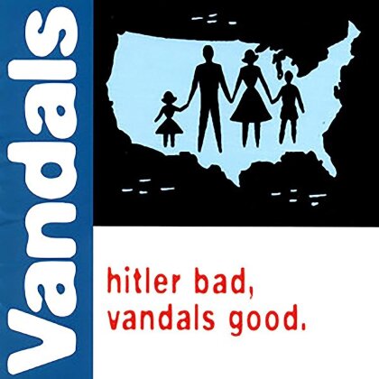 The Vandas - Hitler Bad,Vandals Good (25th Anniversary Edition, Limited Edition, Blue W/White Splatter Vinyl, LP)