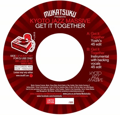 Kyoto Jazz Massive - Get It Together (Édition Limitée, 7" Single)