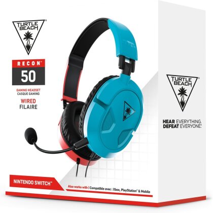 Recon Headset 50 Red/Blue