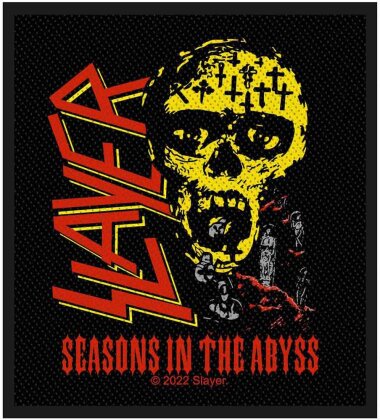 Slayer Woven Patch - Seasons In The Abyss Skull (Standard)