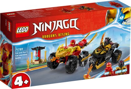 Verfolgungsjagd mit Kais Flitzer - und Ras‘ Motorrad, Lego Ninjago,