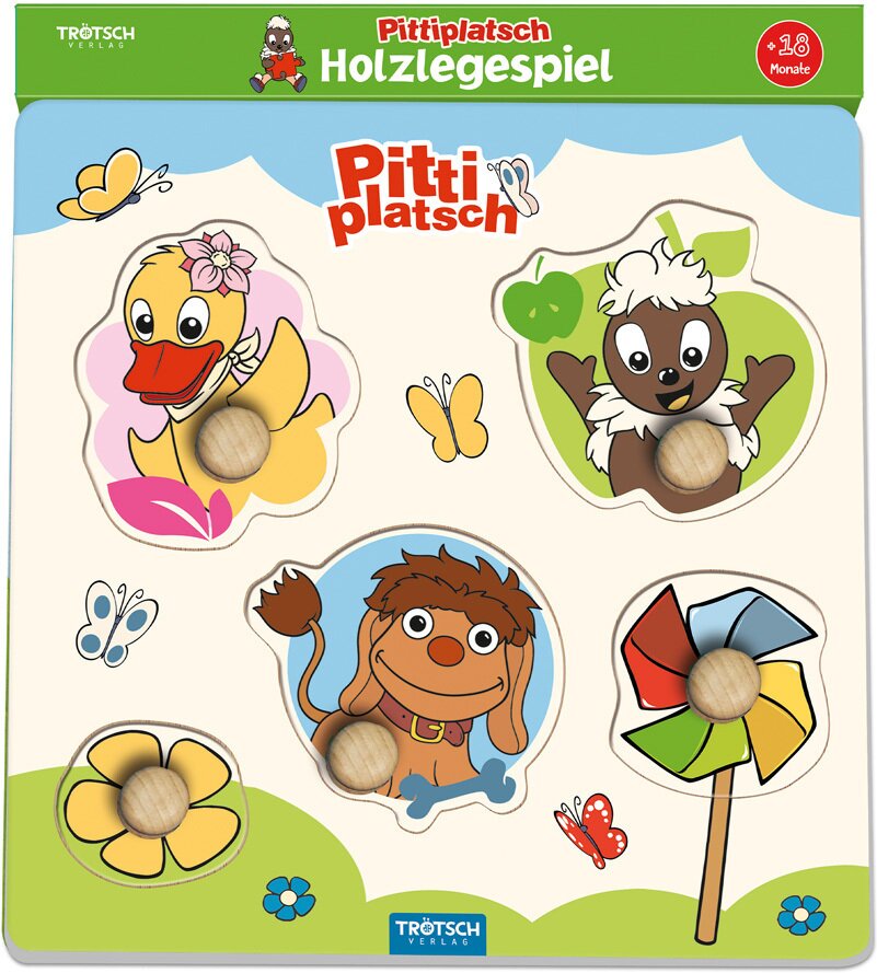 Trötsch Pittiplatsch Holzlegespiel
