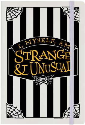 I, Myself, Am Strange & Unusual - Cream A5 Hard Cover Notebook