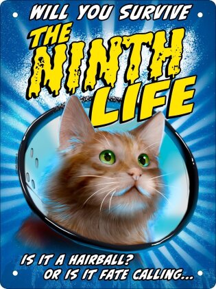 Vintage Horror Cats: The Ninth Life - Mini Tin Sign