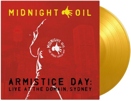 Midnight Oil - Armistice Day: Live At The Domain, Sydney (2023 Reissue, Music On Vinyl, Limited to 1000 Copies, Yellow Vinyl, 3 LPs)