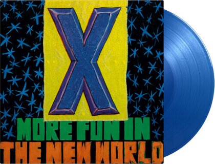X - More Fun In The New World (2023 Reissue, Music On Vinyl, Limited To 1500 Copies, Blue Vinyl, LP)