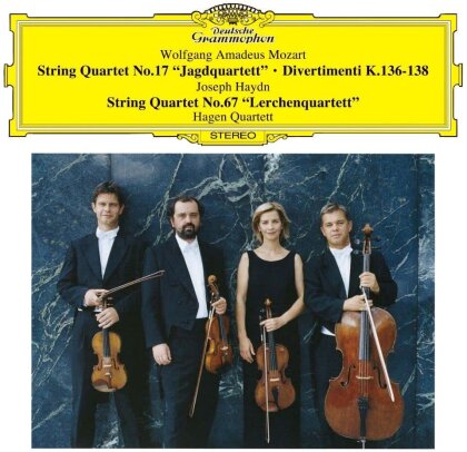 Hagen Quartett & Wolfgang Amadeus Mozart (1756-1791) - String Qrt 17 The Hunt / Divertimenti K136-K138 (Japan Edition)