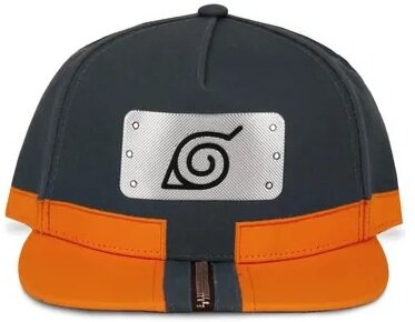 Casquette Snapback - Naruto Uniforme (Orange/Gris) - Naruto Shippuden - U