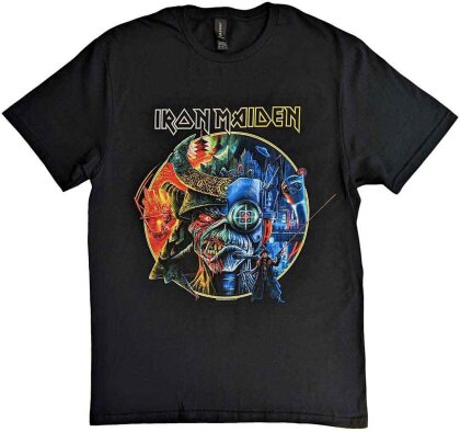 Iron Maiden: The Future Past Tour '23 Circle Art - Unisex T-Shirt