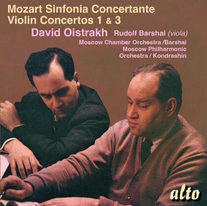 Wolfgang Amadeus Mozart (1756-1791), Rudolf Barshai, Kirill Kondrashin, David Oistrakh, … - Sinfonia Concertante - Violin Concertos Nos.1 & 3