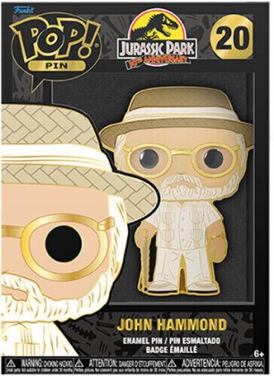Jurassic Park: Funko Pop! Large Enamel Pin - John Hammond