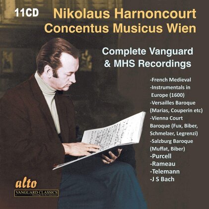 Nikolaus Harnoncourt & Concentus Musicus Wien - Complete Vanguard & MHS Recordings (11 CDs)